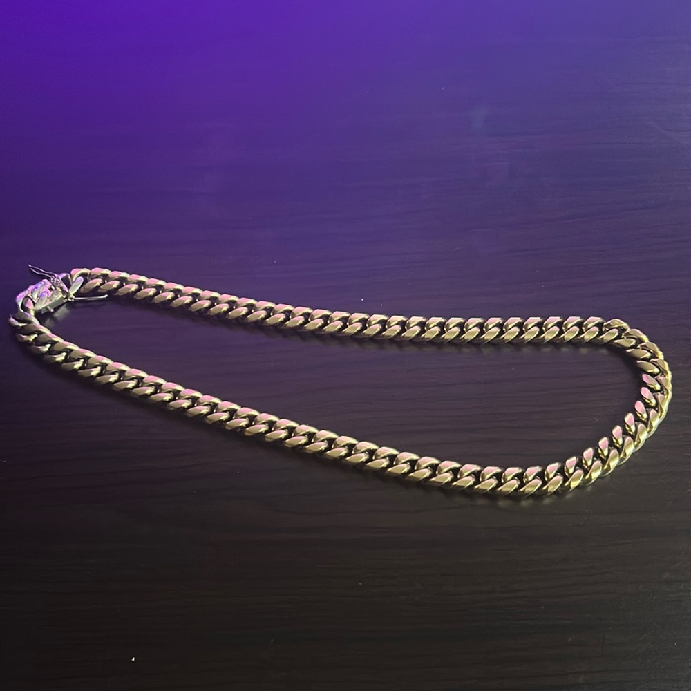 24k Cuban chain